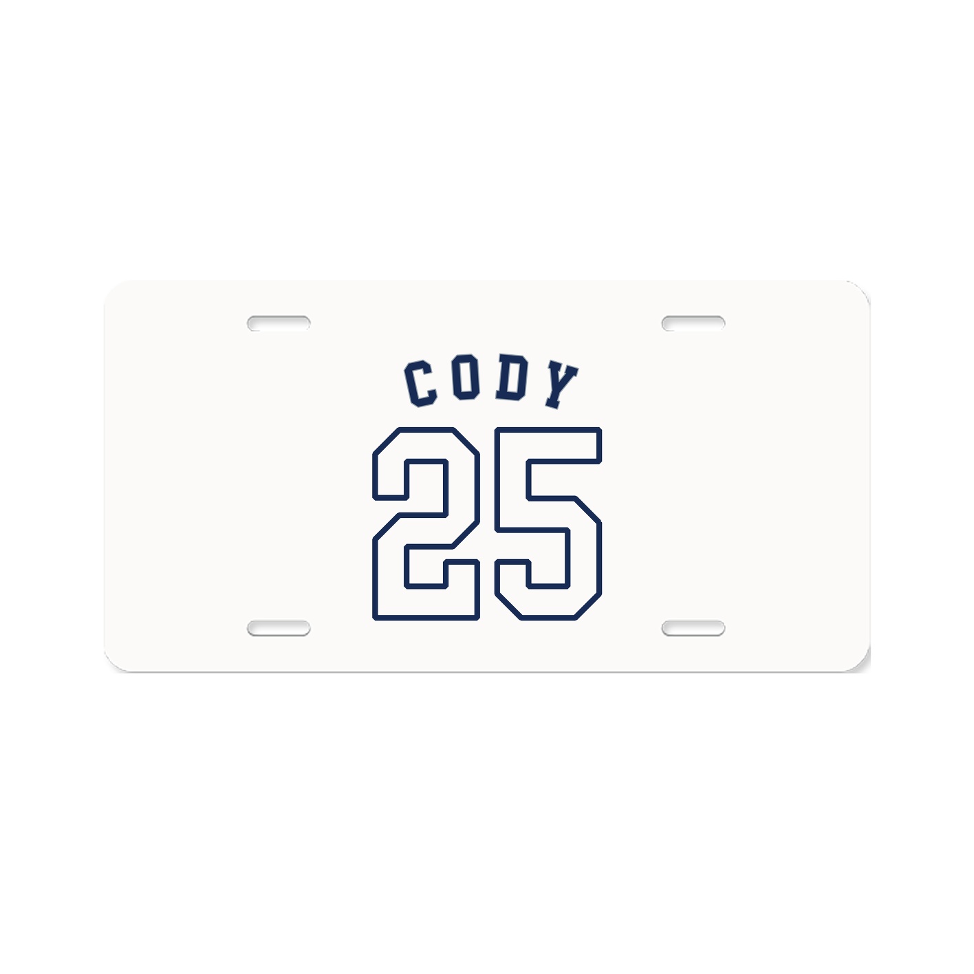 License Plate — Shirsey Arch in Classic