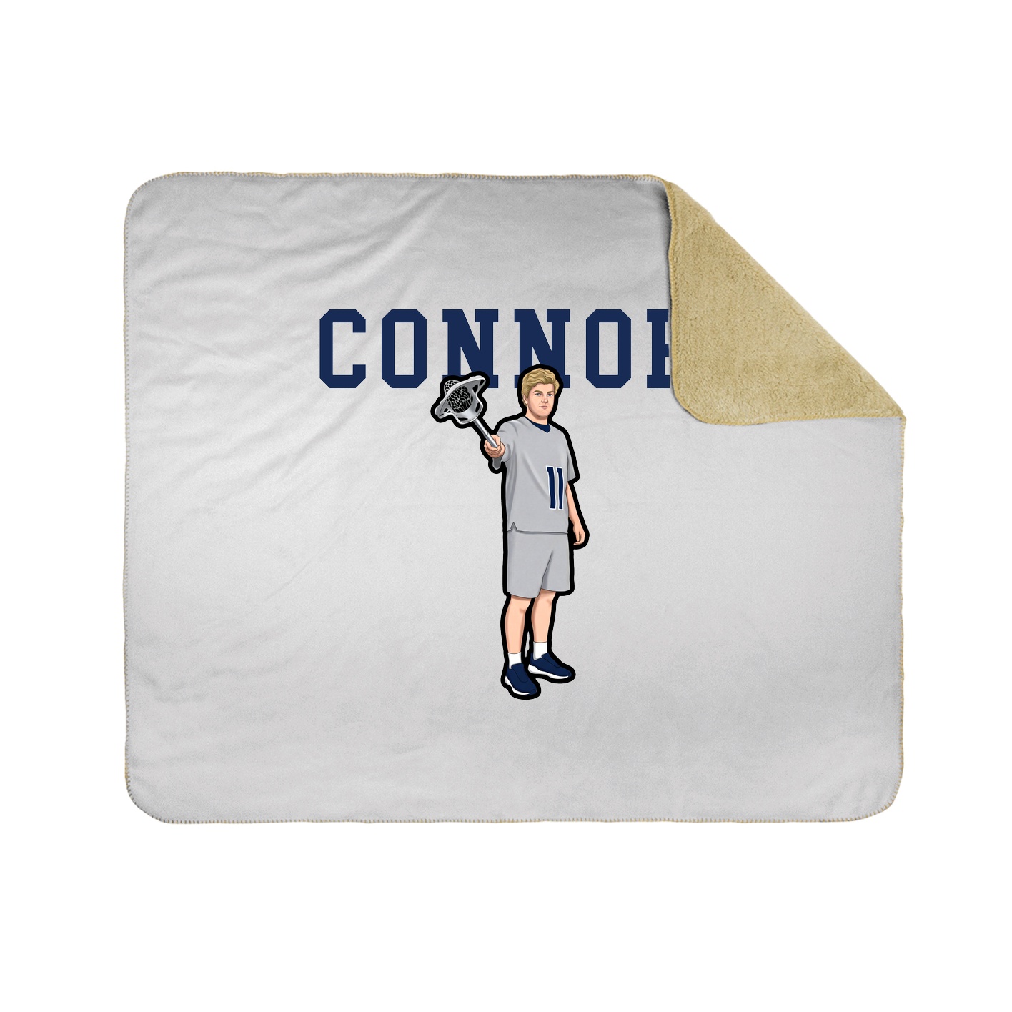 Throw Blanket — Shirsey in White