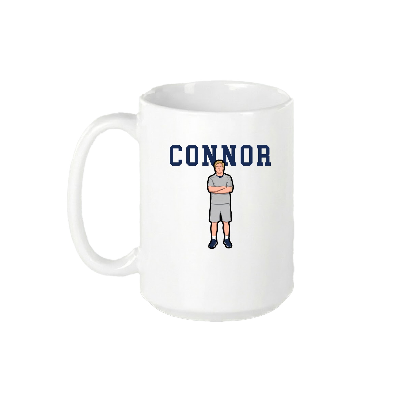 15oz Coffee Mug — Shirsey in White