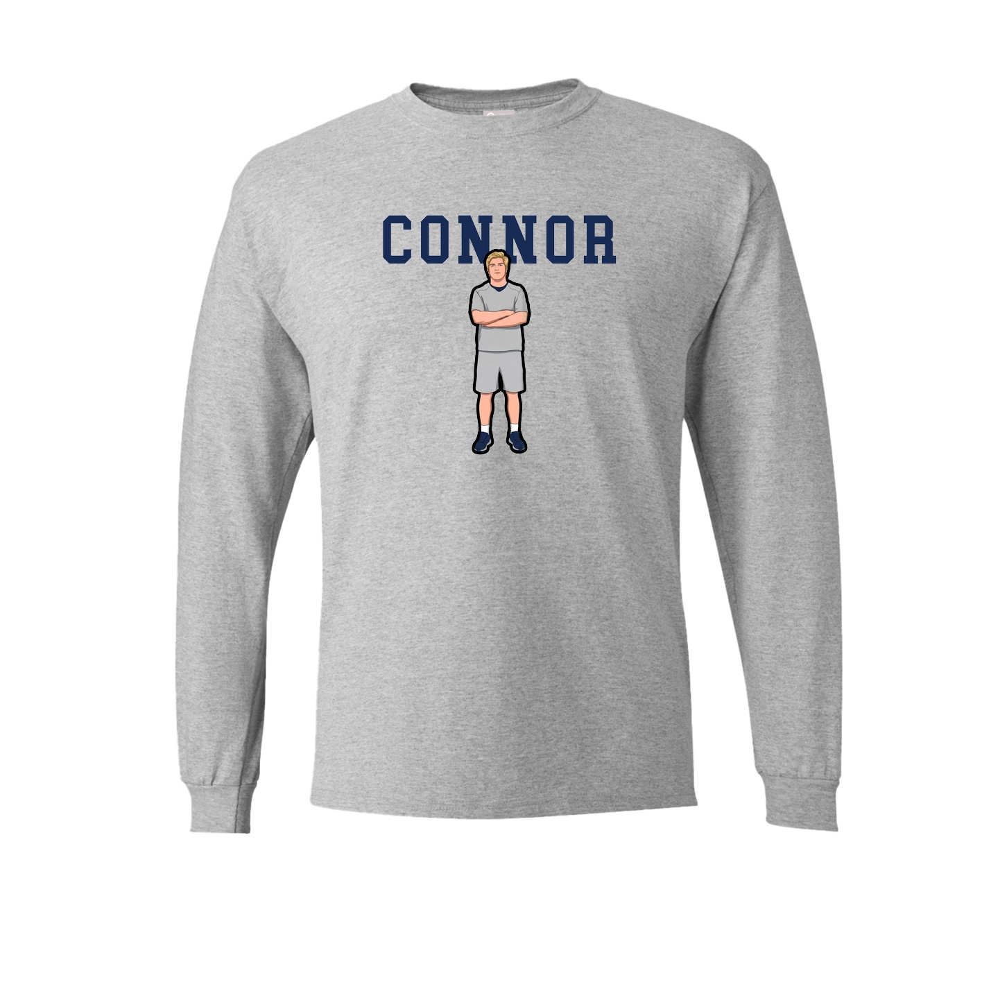 Long Sleeve Tee — Shirsey in Grey