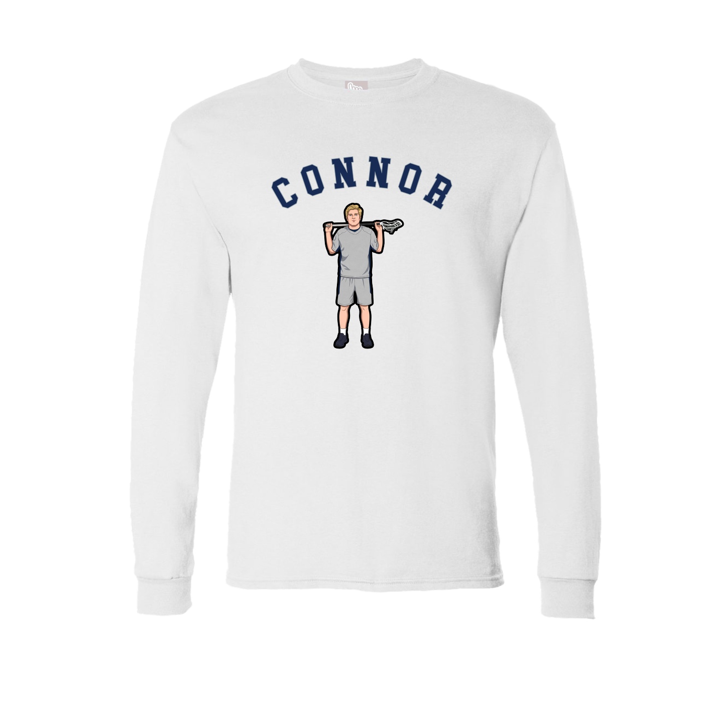 Long Sleeve Tee — Shirsey Arch in White