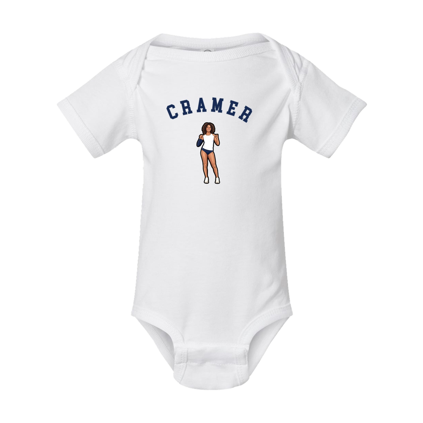 Baby Onesie — Shirsey Arch in White