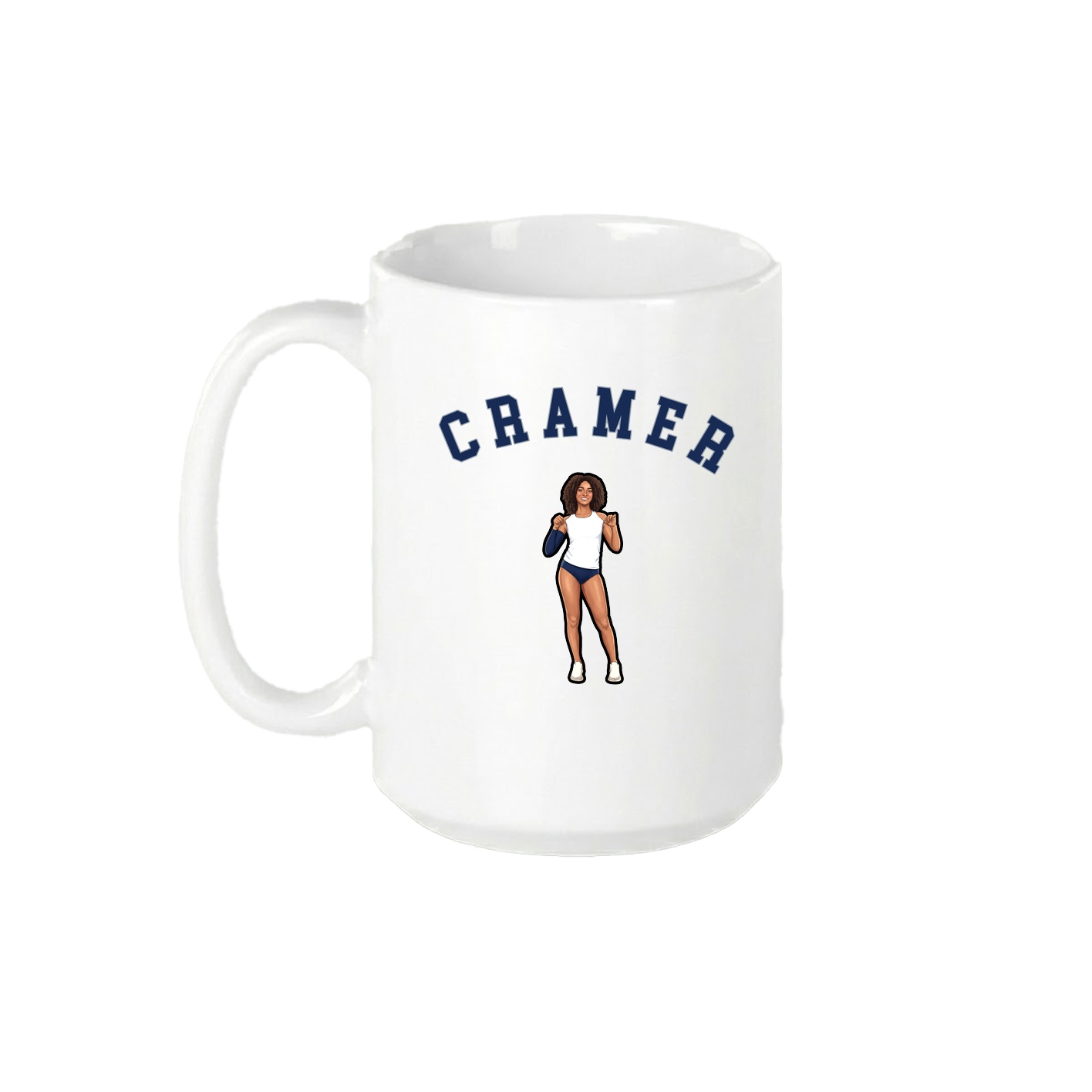 15oz Coffee Mug — Shirsey Arch in White