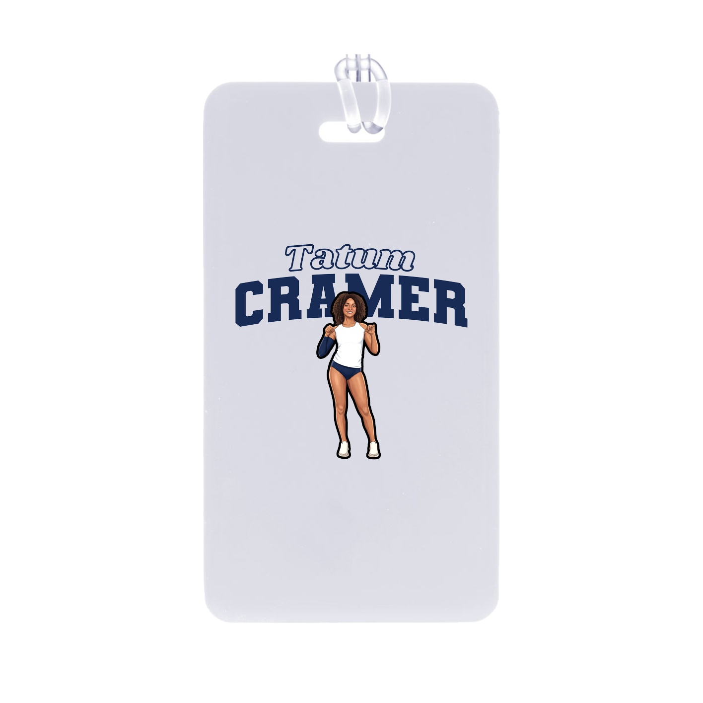 Bag Tag — Name Arch in Classic