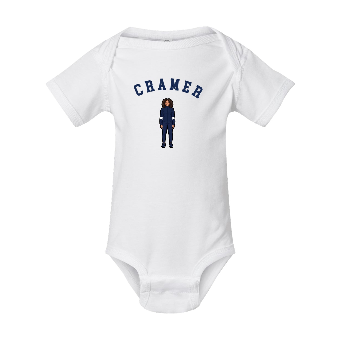 Baby Onesie — Shirsey Arch in White