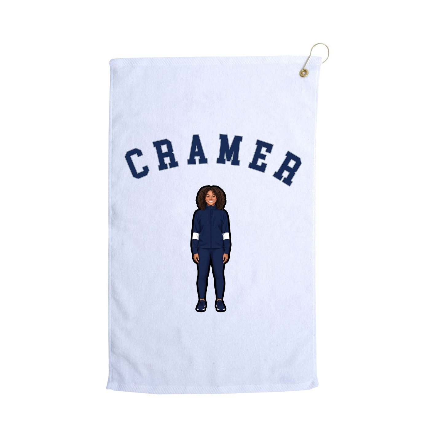 Golf Towel — Shirsey Arch in White