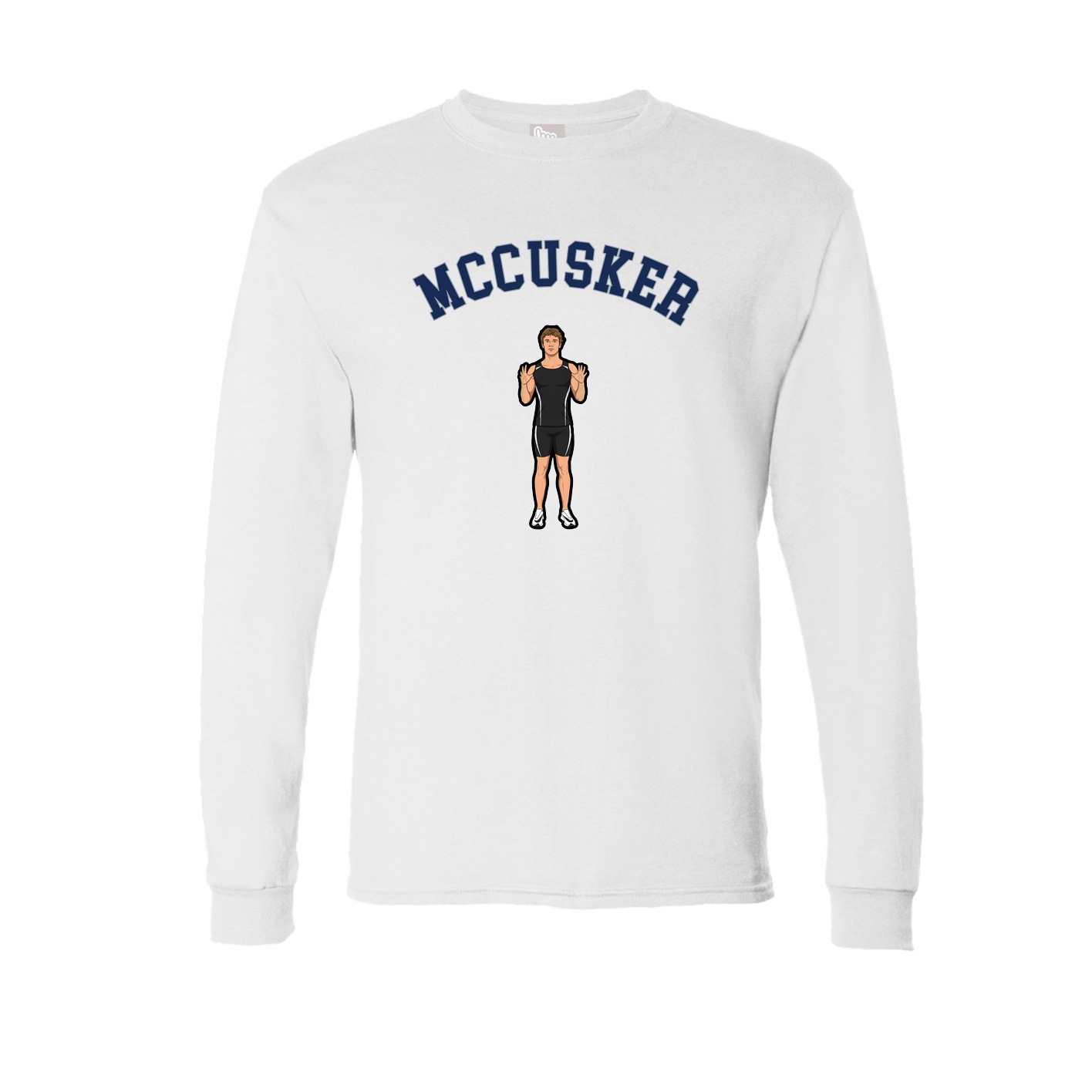 Long Sleeve Tee — Shirsey Arch in White