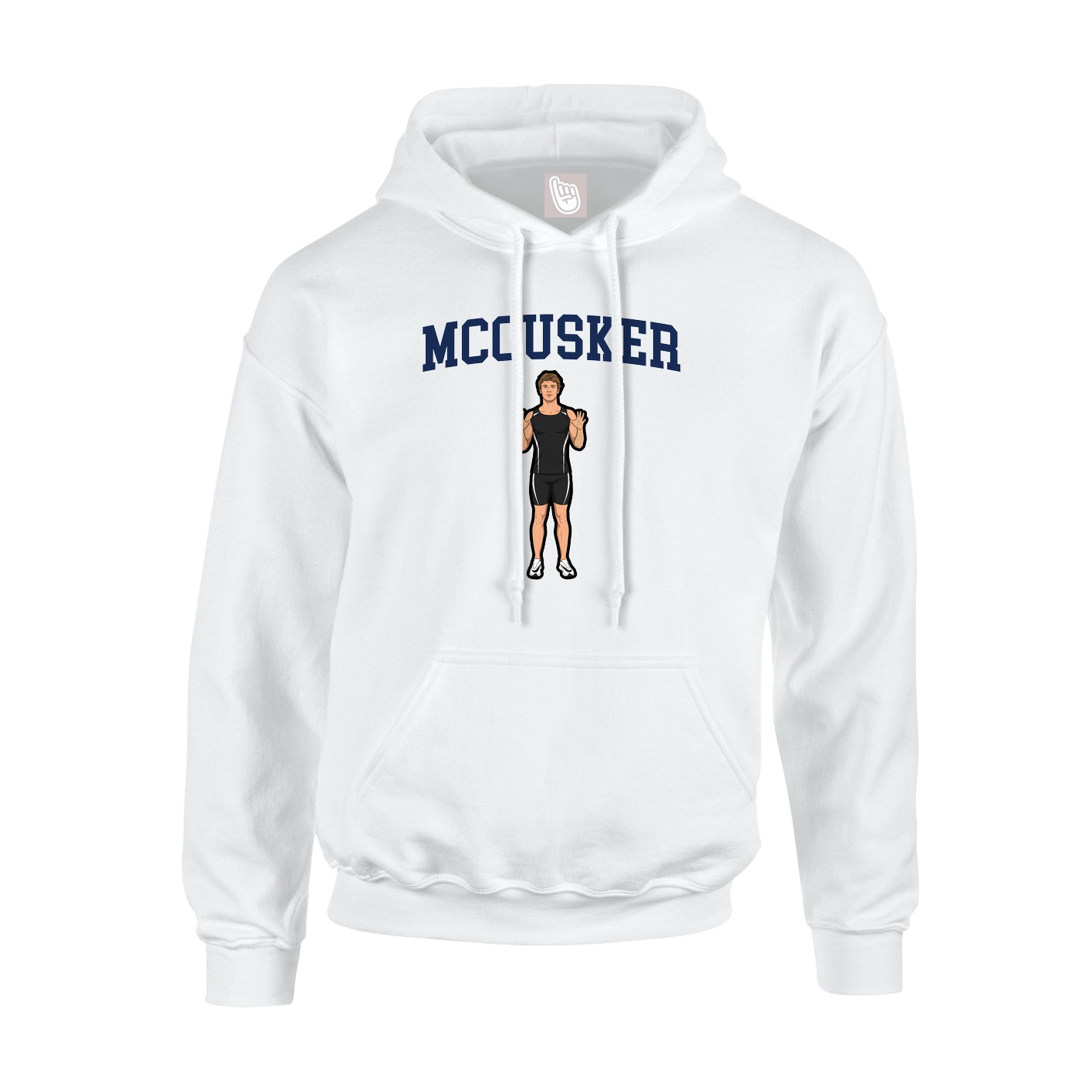 Hoodie — Shirsey in White