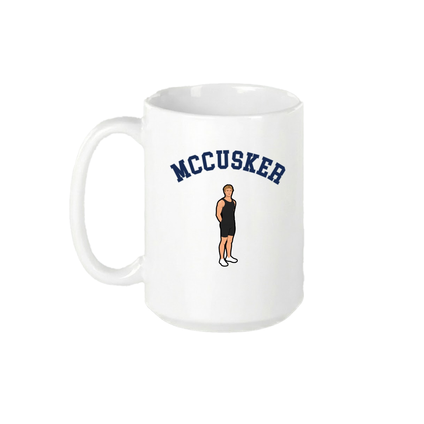 15oz Coffee Mug — Shirsey Arch in White