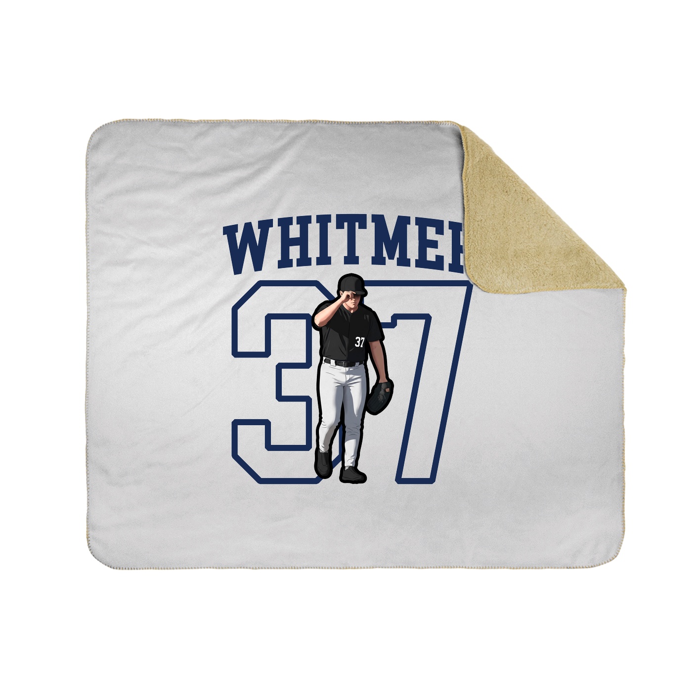 Throw Blanket — Shirsey in White