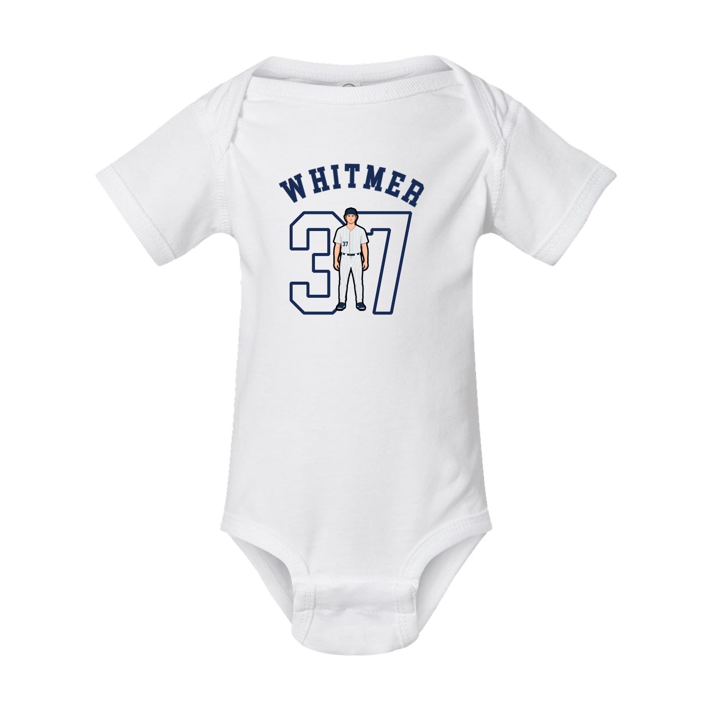 Baby Onesie — Shirsey Arch in White