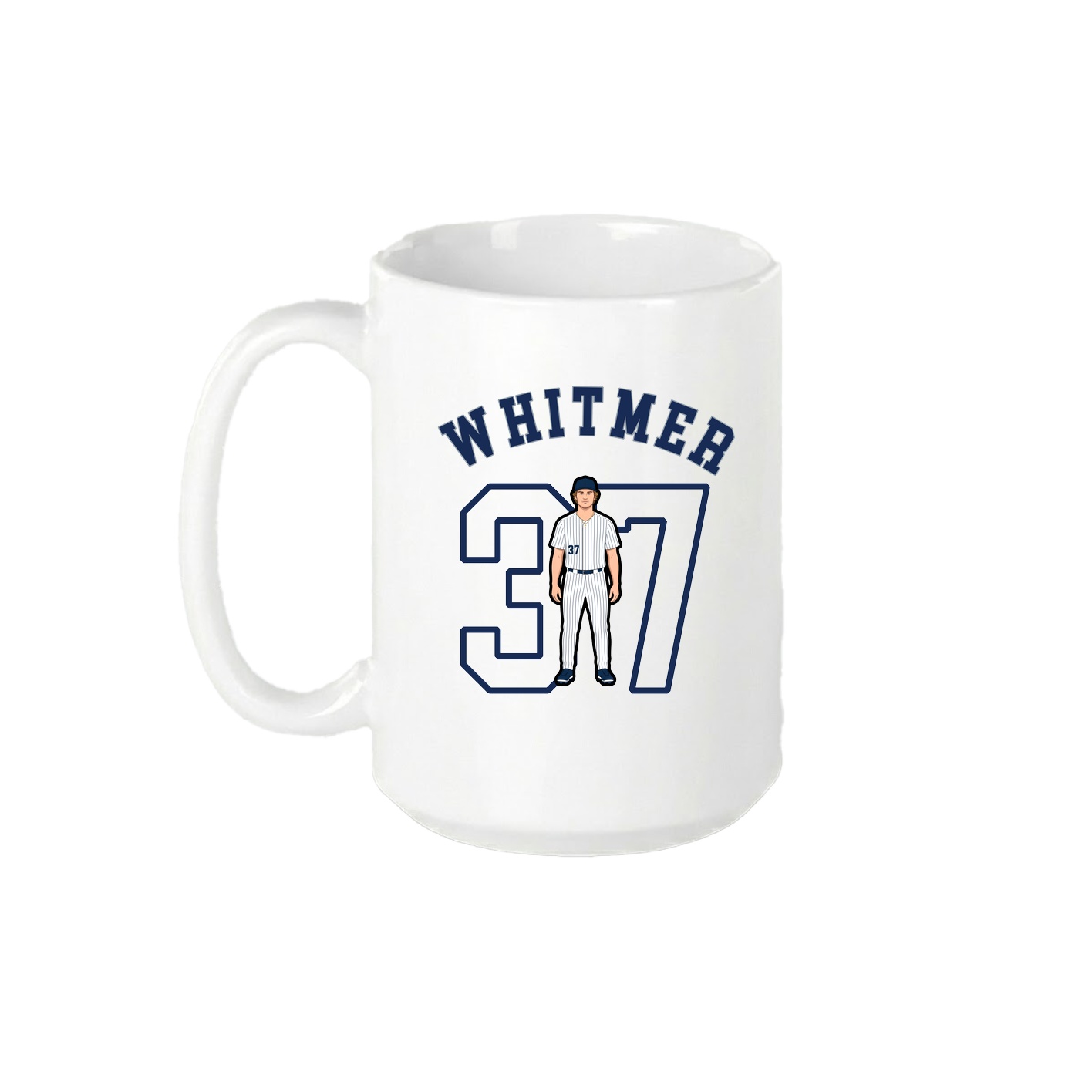 15oz Coffee Mug — Shirsey Arch in White