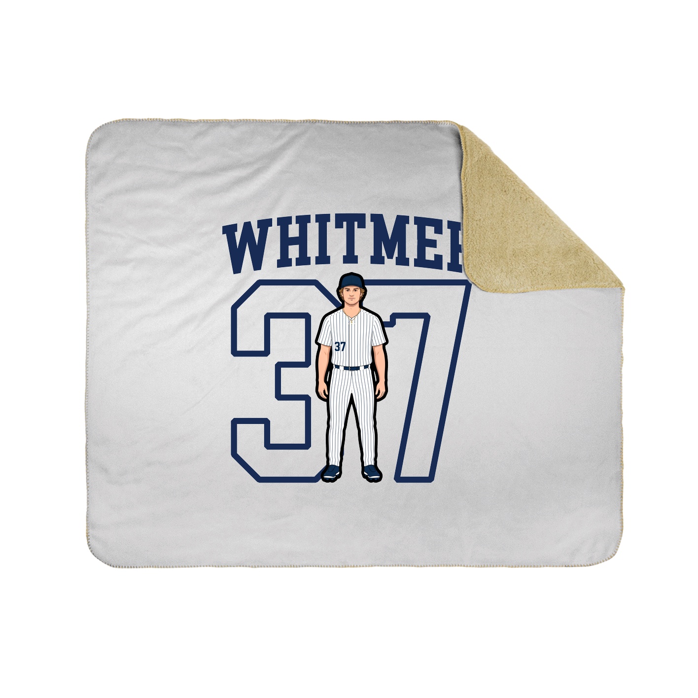 Throw Blanket — Shirsey in White