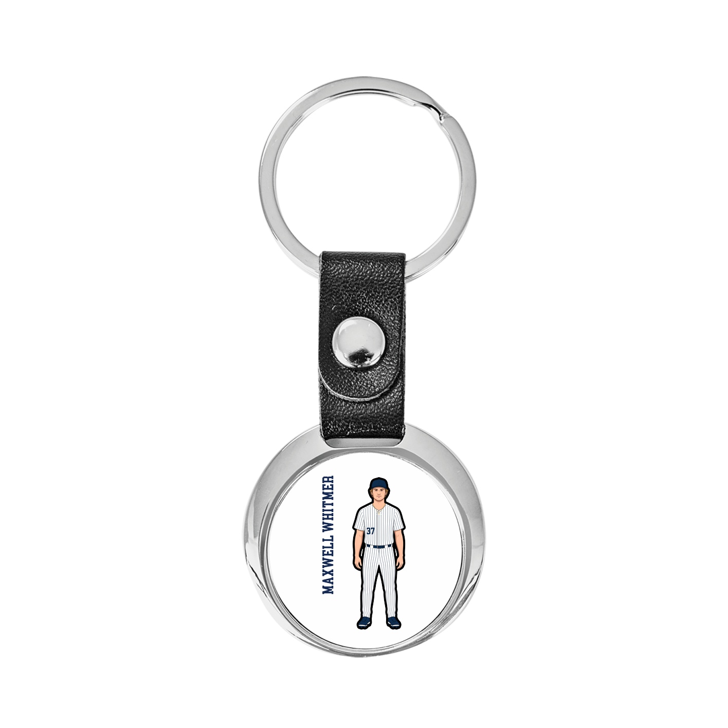Key Chain — Name Vertical in Classic