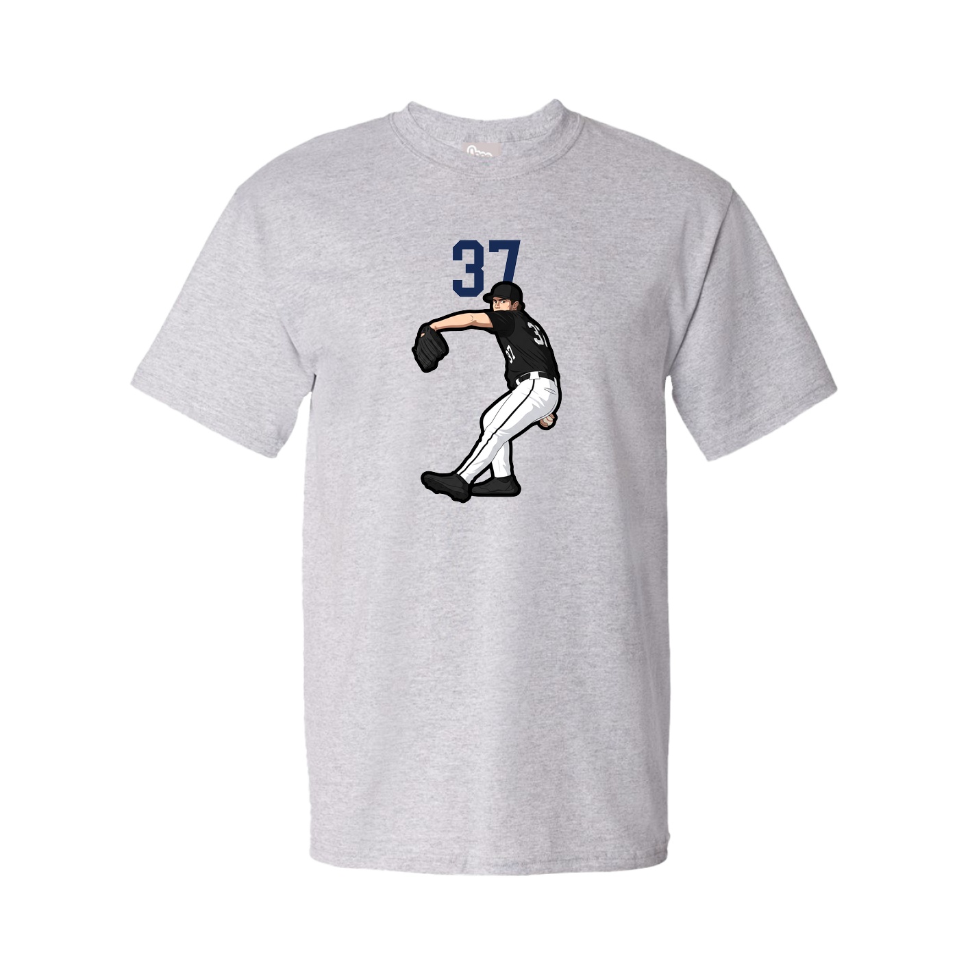 Tee — Number Top in Grey