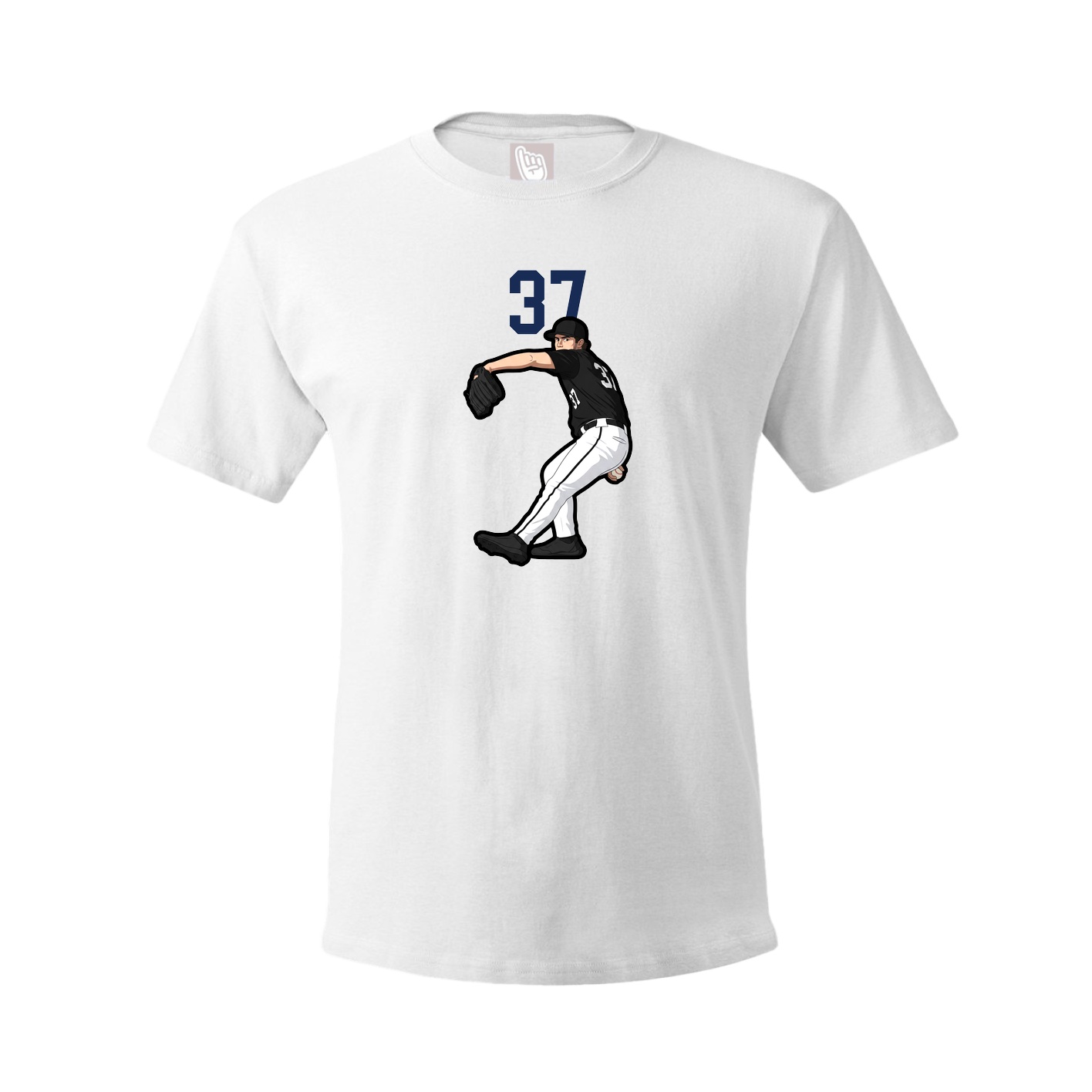 Tee — Number Top in White
