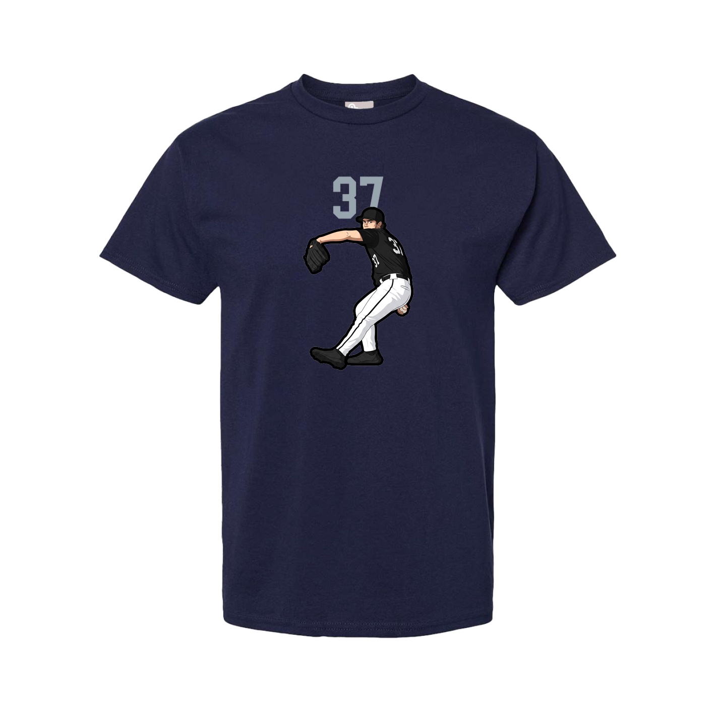 Youth Tee — Number Top in Navy