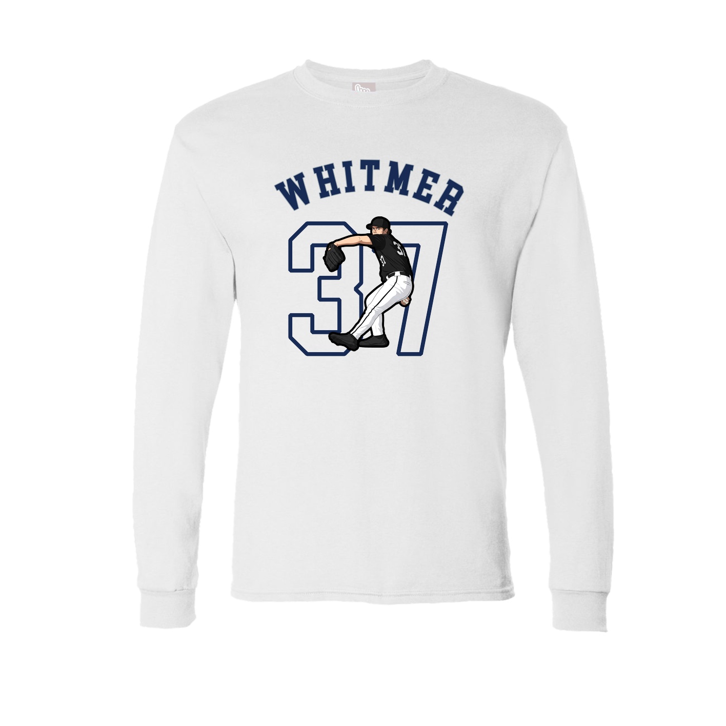 Long Sleeve Tee — Shirsey Arch in White