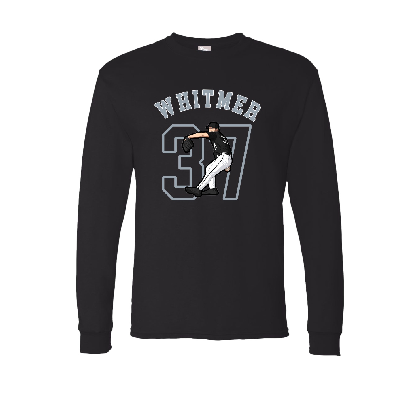 Long Sleeve Tee — Shirsey Arch in Black