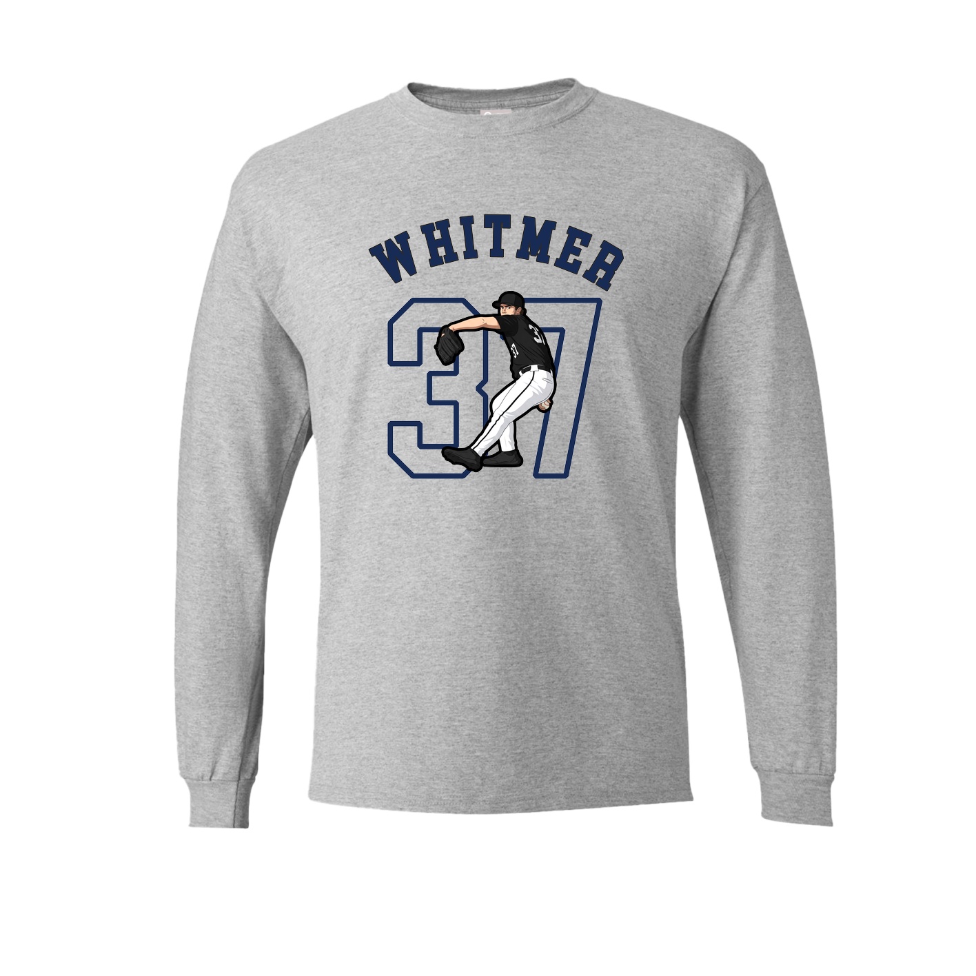 Long Sleeve Tee — Shirsey Arch in Grey