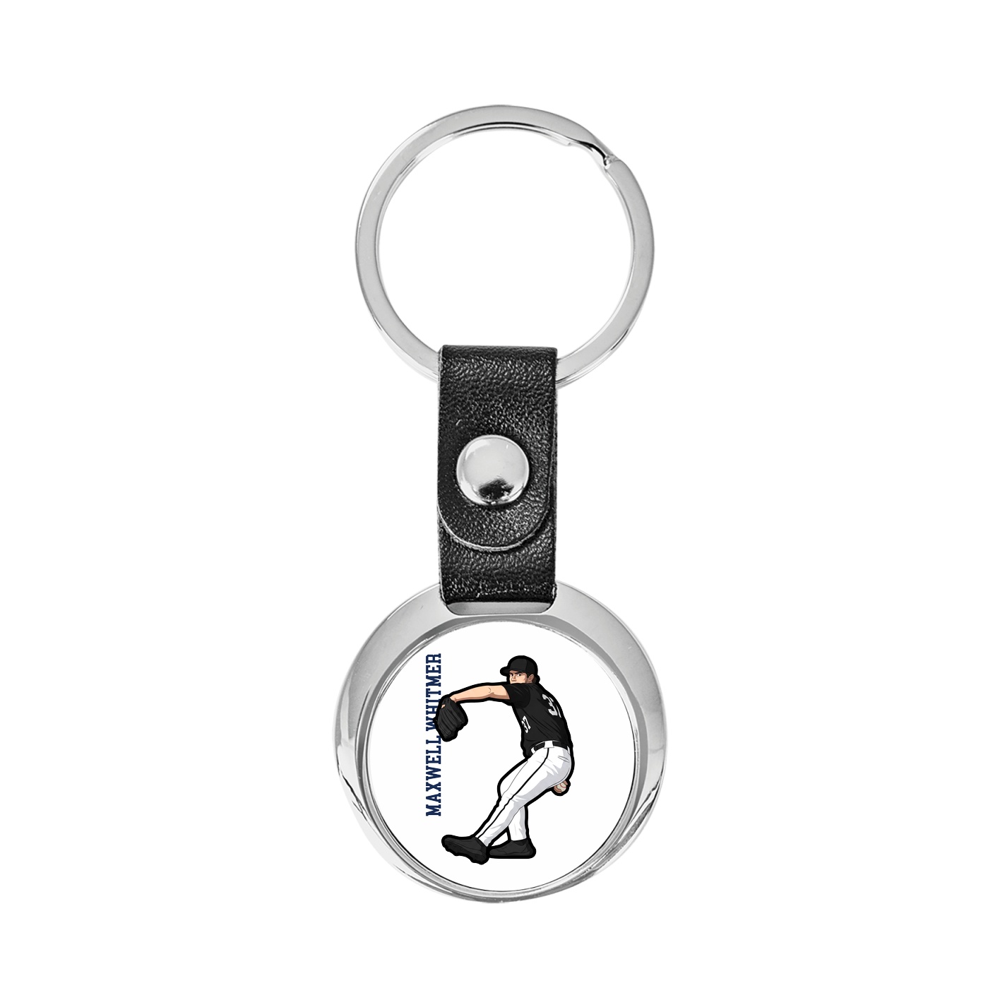 Key Chain — Name Vertical in Classic