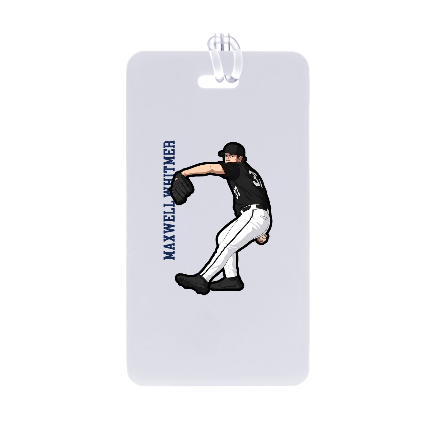 Bag Tag — Name Vertical in Classic