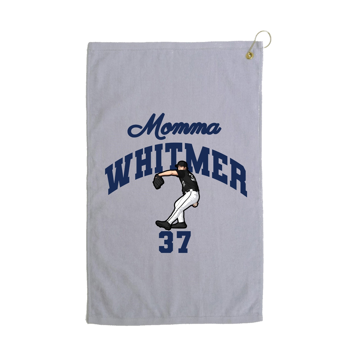 Golf Towel — Mothers Day Arch in Grey