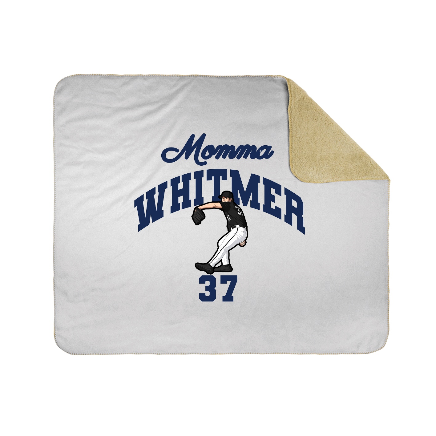 Throw Blanket — Mothers Day Arch in White