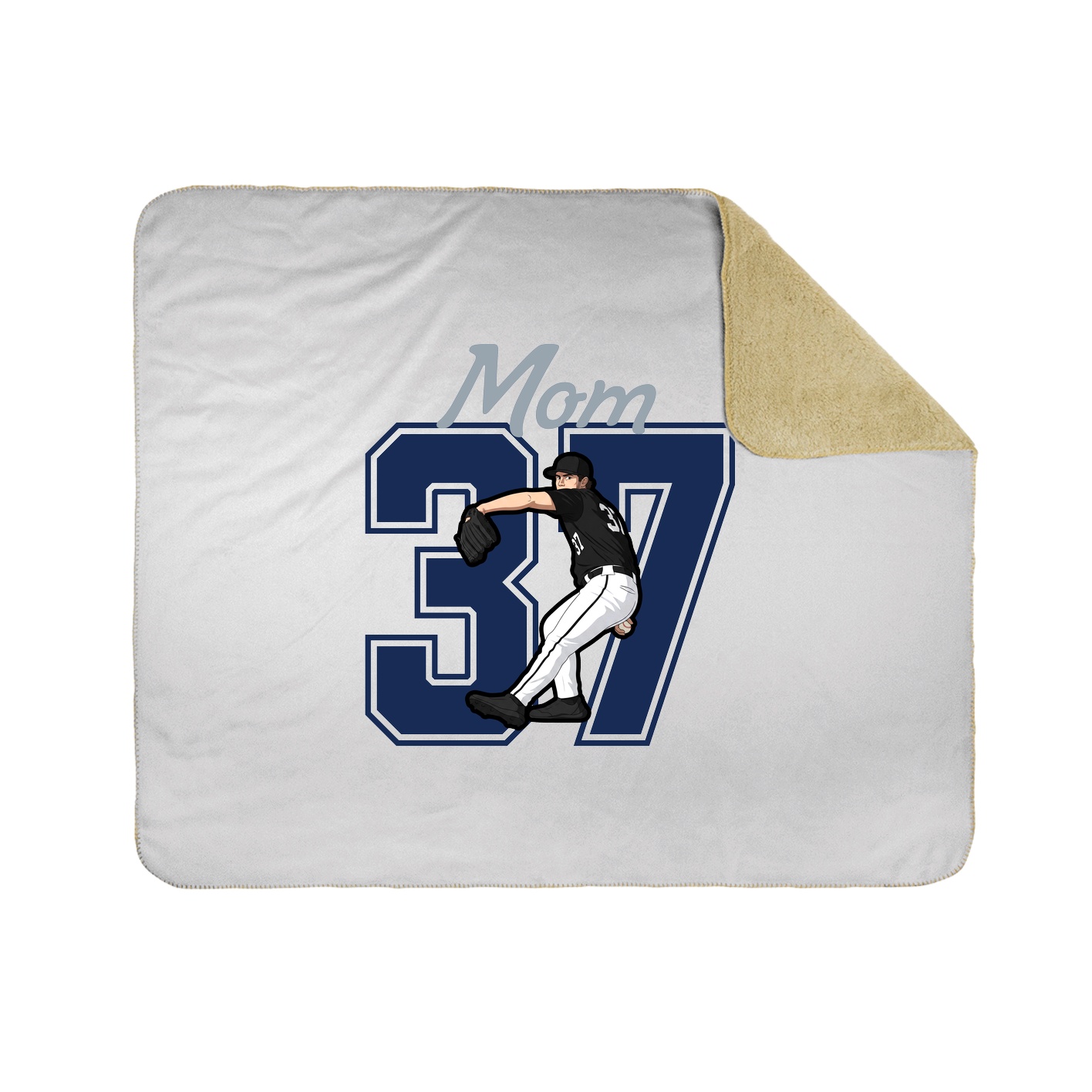 Throw Blanket — Mothers Day Shirsey in White