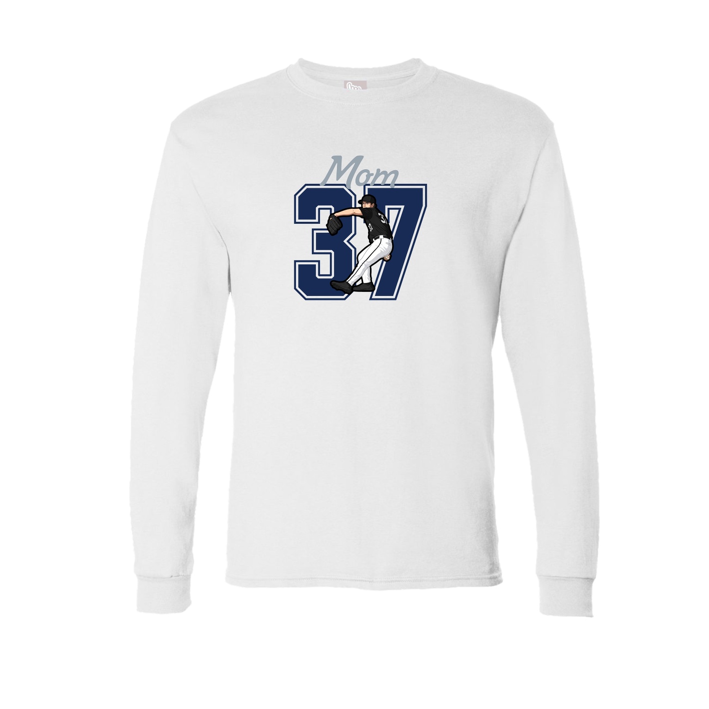 Long Sleeve Tee — Mothers Day Shirsey in White