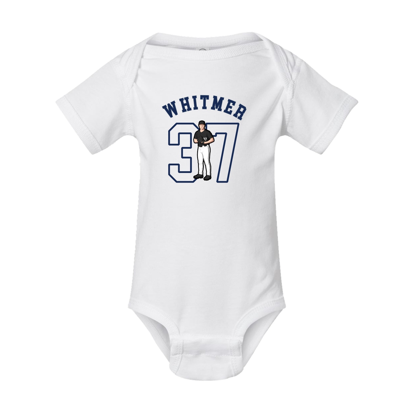 Baby Onesie — Shirsey Arch in White