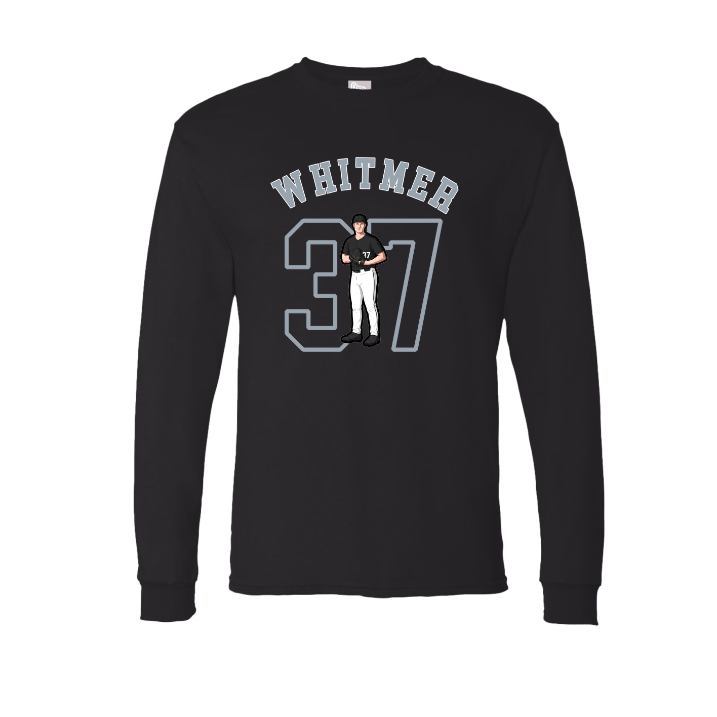 Long Sleeve Tee — Shirsey Arch in Black