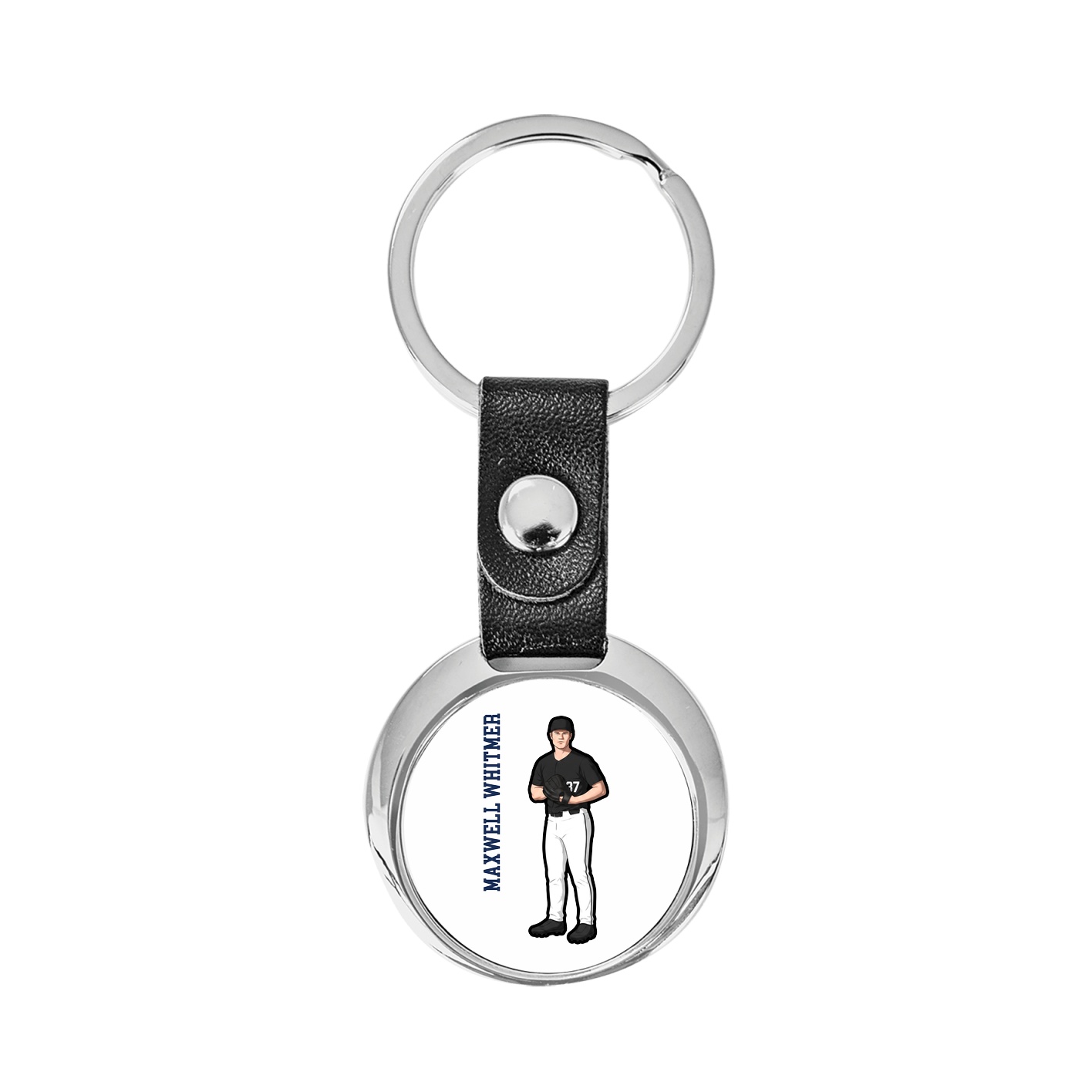 Key Chain — Name Vertical in Classic