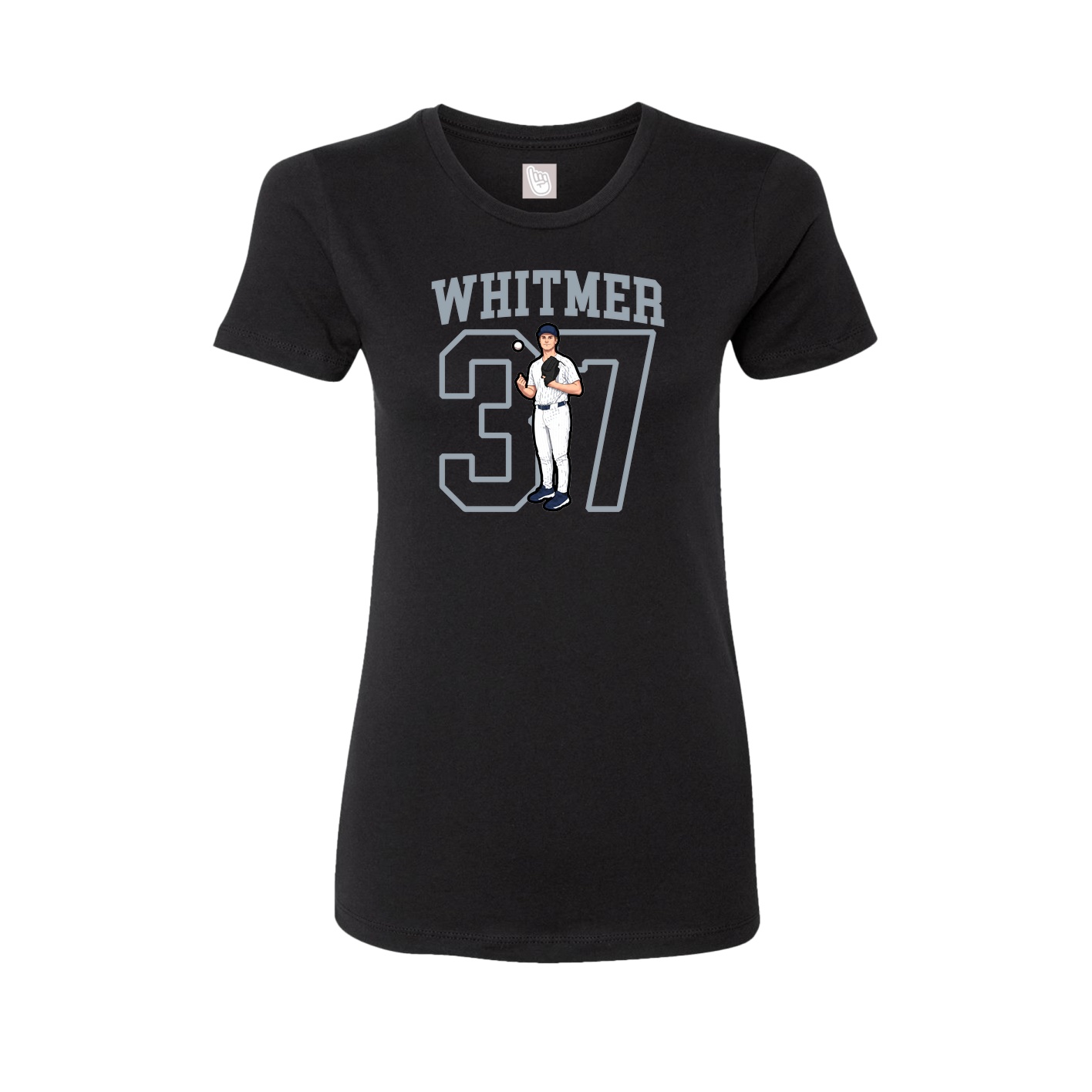 Fitted Women's Tee — Shirsey in Black