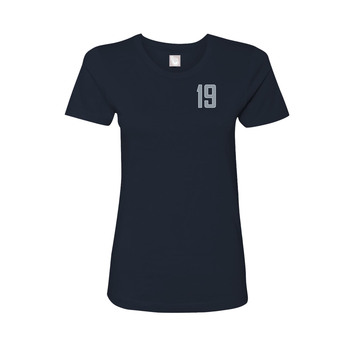 Fitted Women's Tee — Front Shirsy in Navy