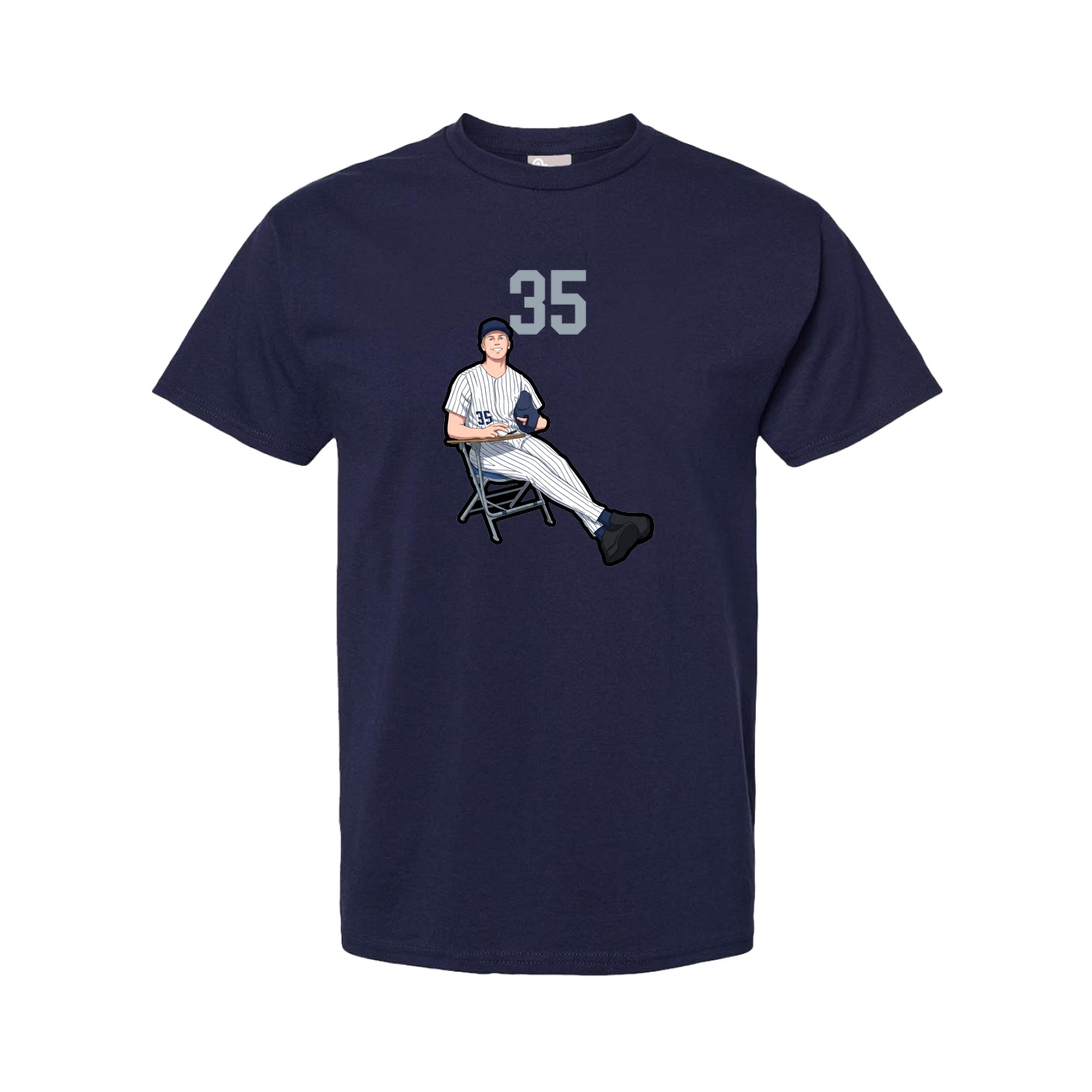 Youth Tee — Number Top in Navy