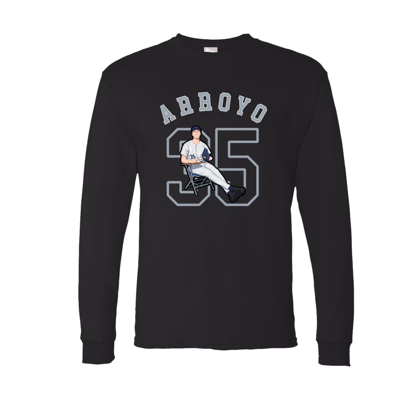 Long Sleeve Tee — Shirsey Arch in Black