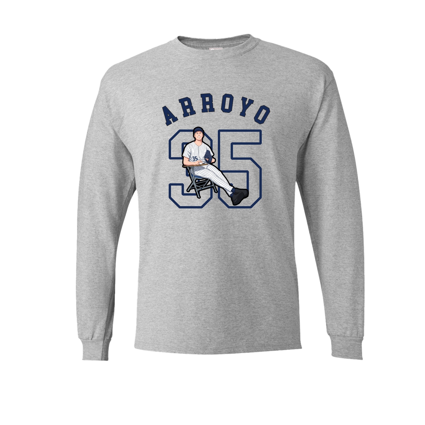 Long Sleeve Tee — Shirsey Arch in Grey