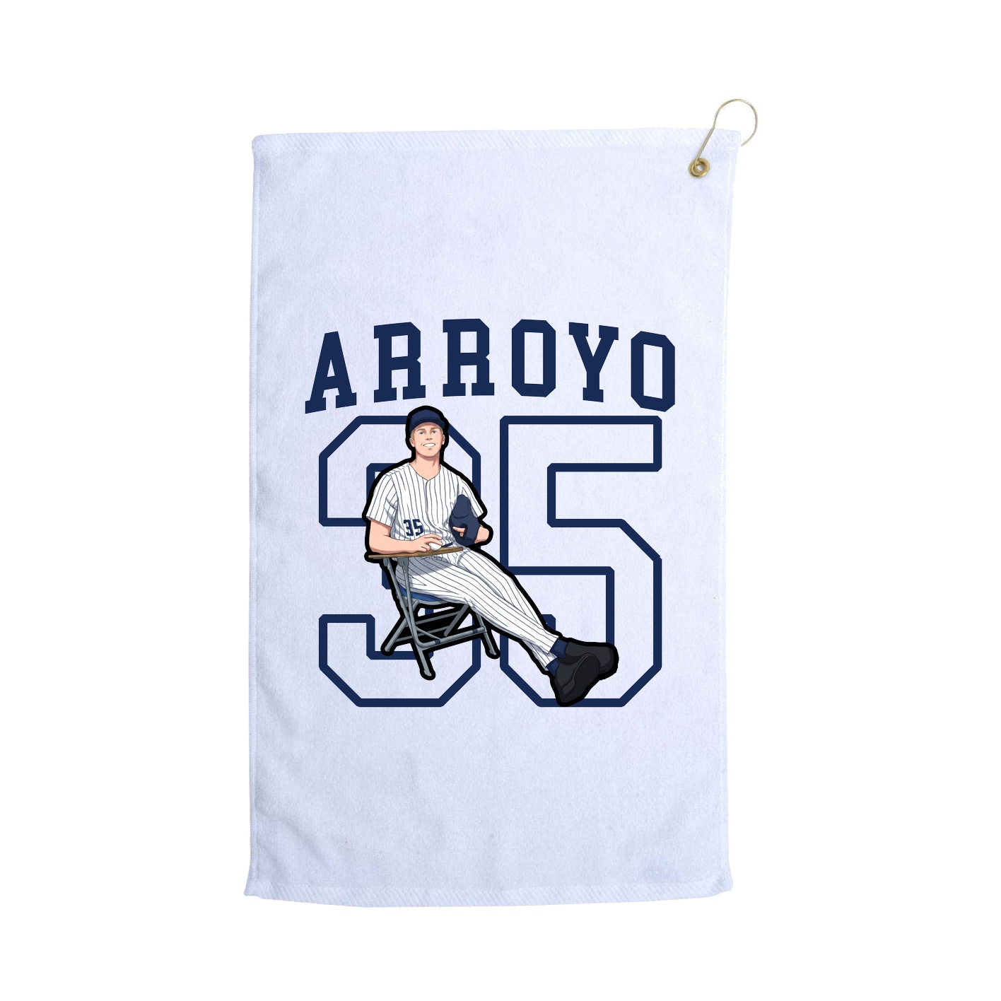 Golf Towel — Shirsey in White