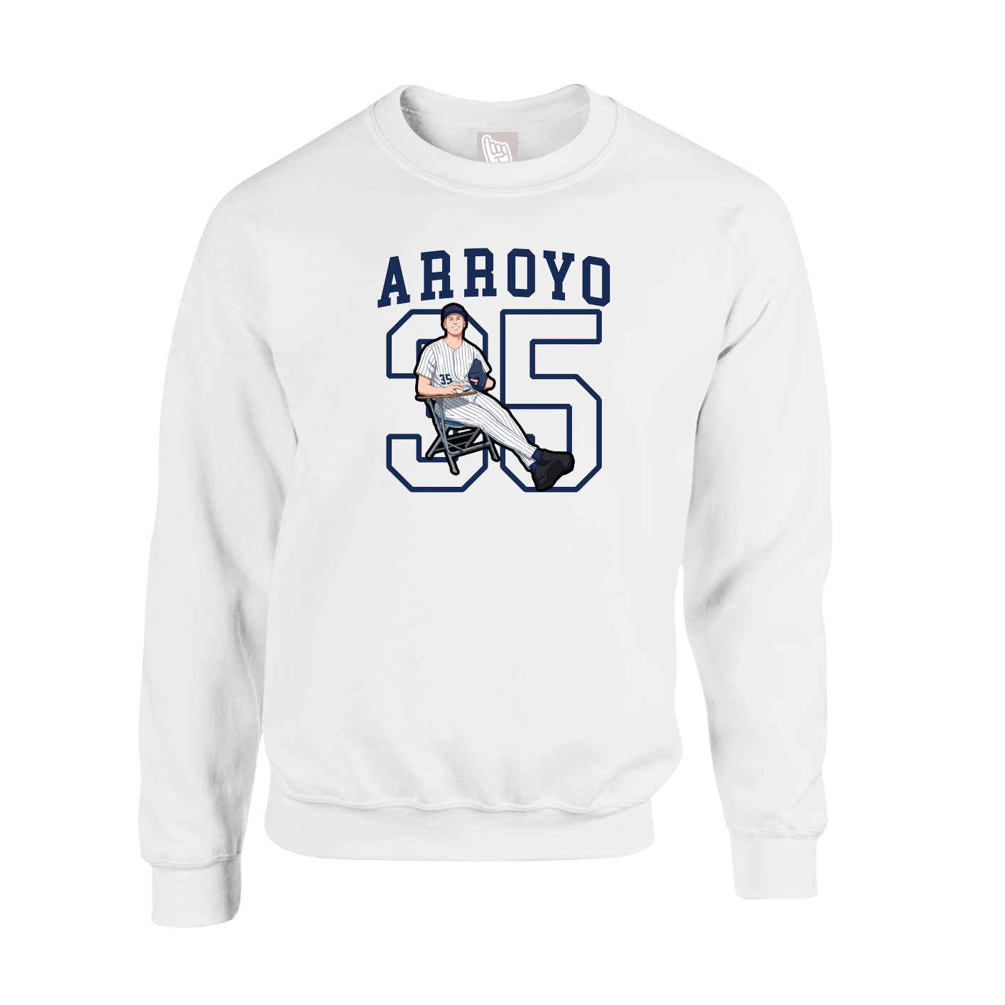 Fleece Crew — Shirsey in White