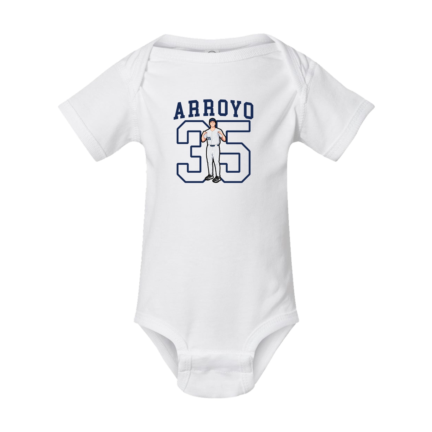 Baby Onesie — Shirsey in White