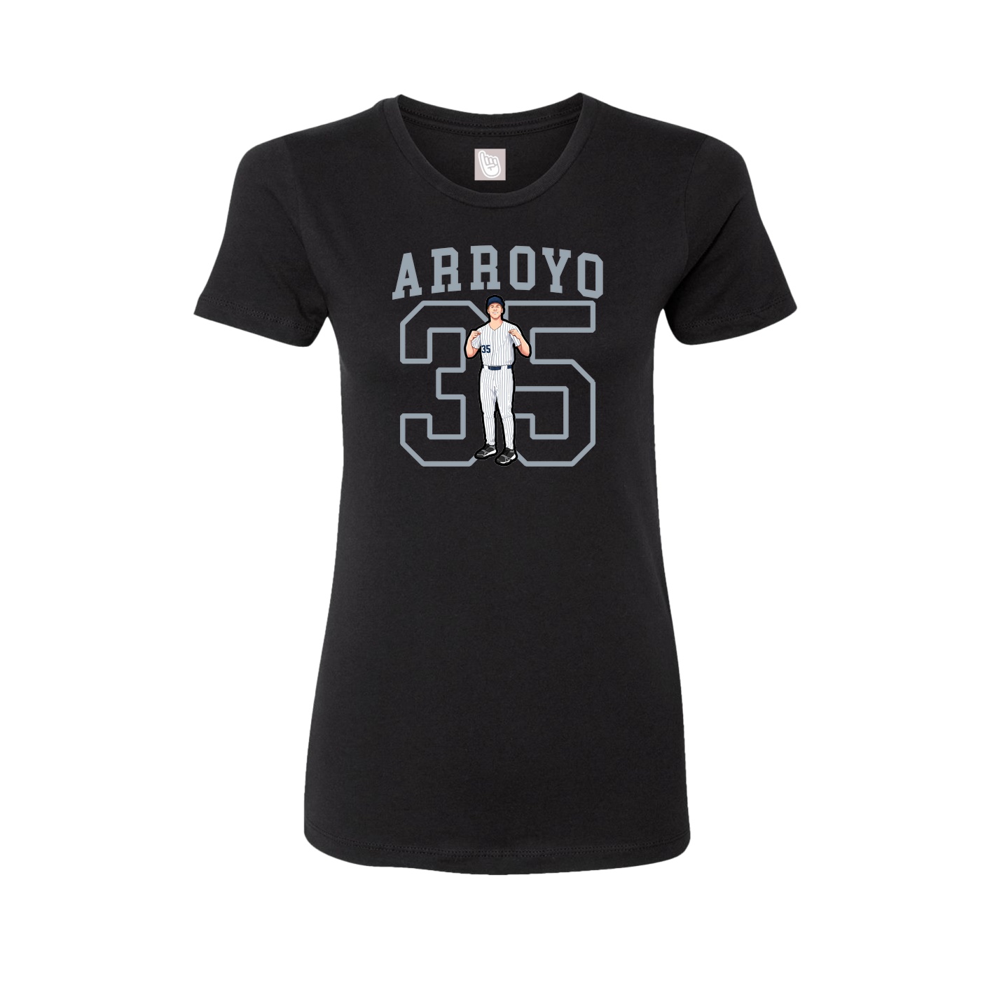 Fitted Women's Tee — Shirsey in Black