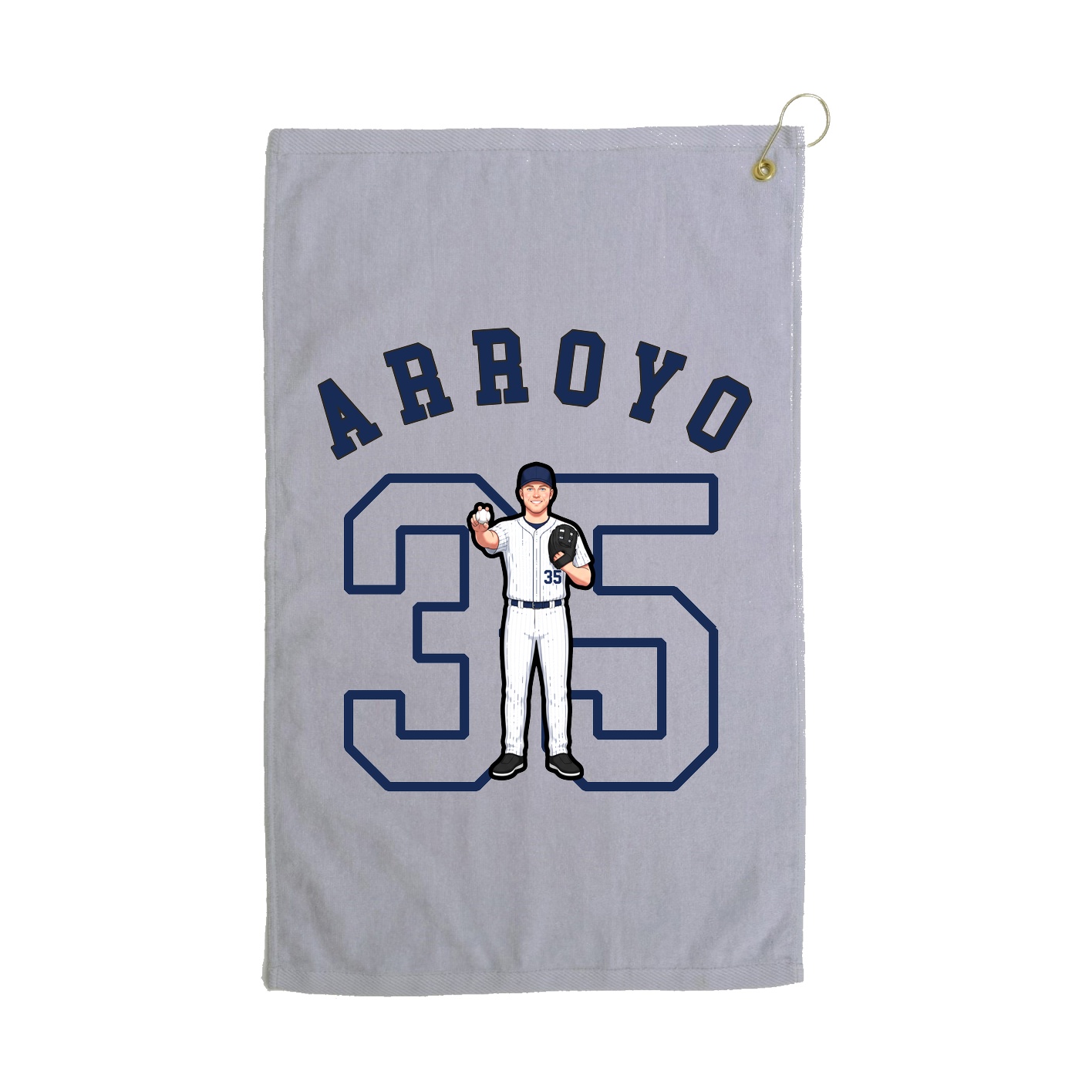 Golf Towel — Shirsey Arch in Grey