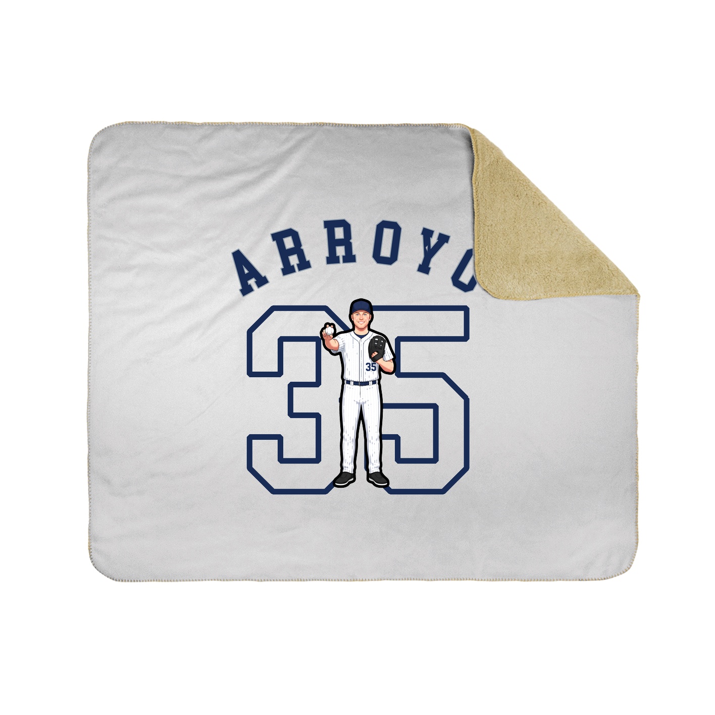 Throw Blanket — Shirsey Arch in White