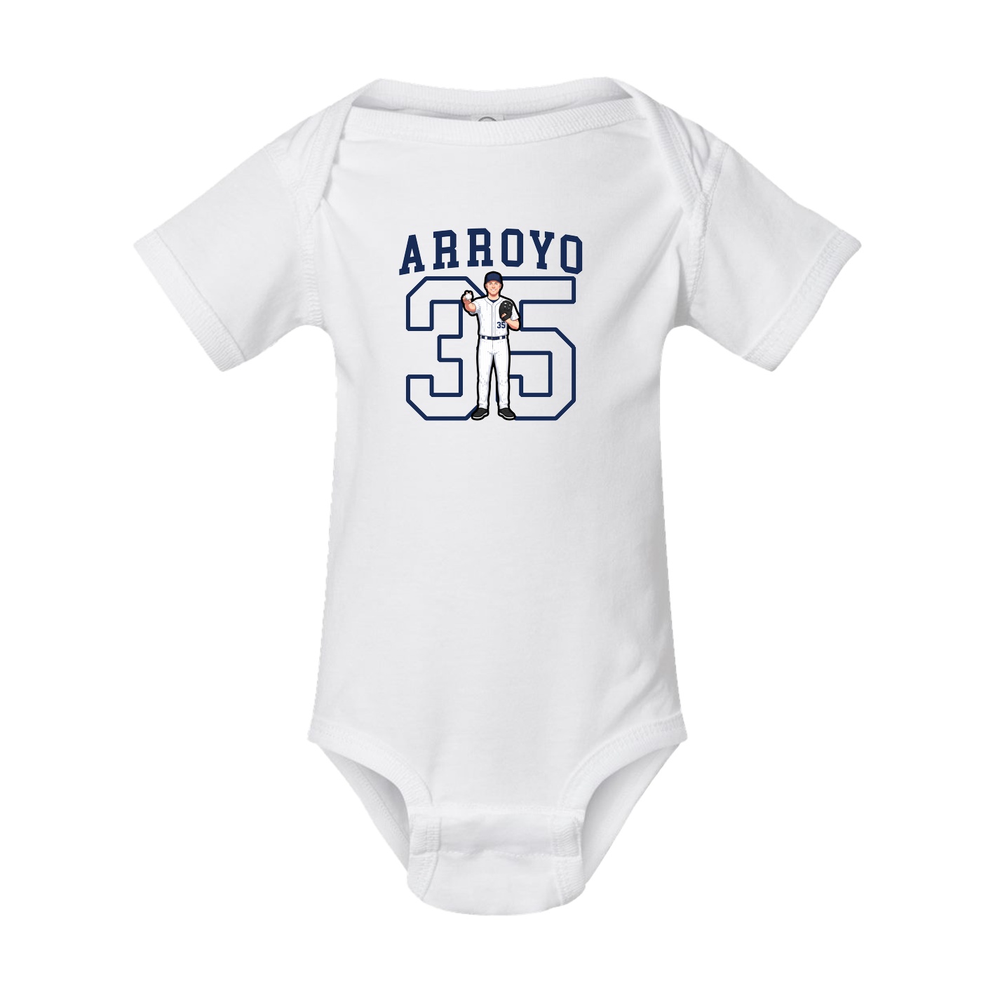 Baby Onesie — Shirsey in White
