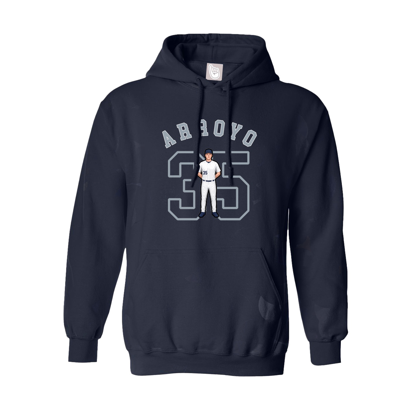 Youth Hoodie — Shirsey Arch in Navy