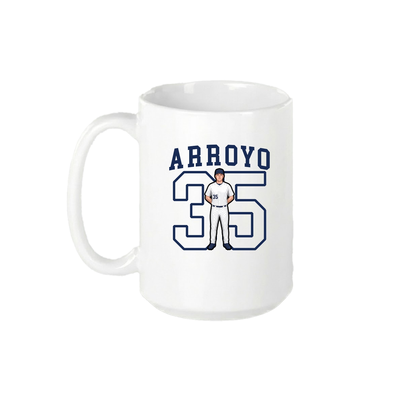 15oz Coffee Mug — Shirsey in White