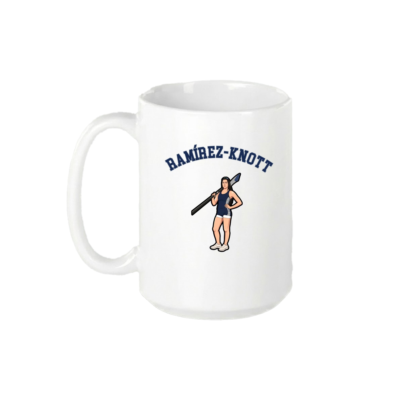 15oz Coffee Mug — Shirsey Arch in White