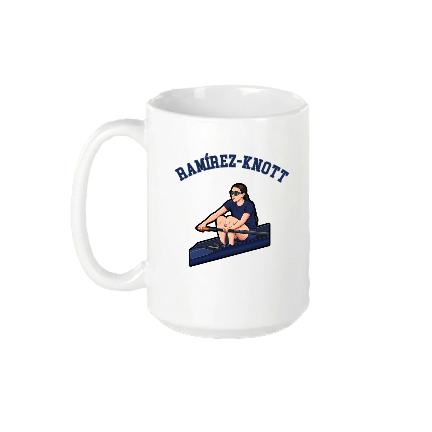 15oz Coffee Mug — Shirsey Arch in White