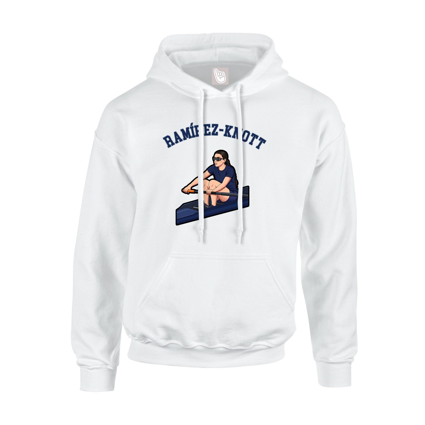 Hoodie — Shirsey Arch in White